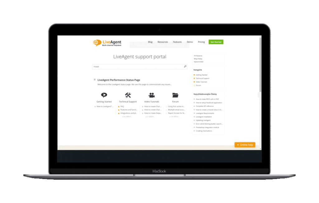 tudásbázis dizájn a liveagenten