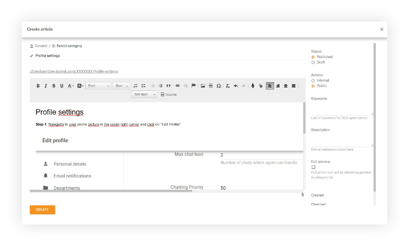 cikkek-tudásbázis-létrehozása-LiveAgent