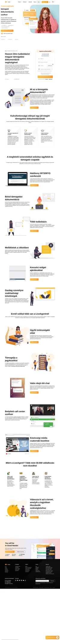 A LiveAgent támogatás dokumentációs szoftverével könnyedén létrehozhat átfogó tudásbázist a támogatási dokumentációt hogy létrejöhessen az önkiszolgálás.