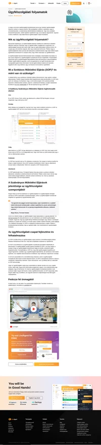 Az ügyfélszolgálati folyamat olyan szabályok és szabványos működési eljárások rendszere, amely biztosítja az ügyfelek hatékony gondozását.