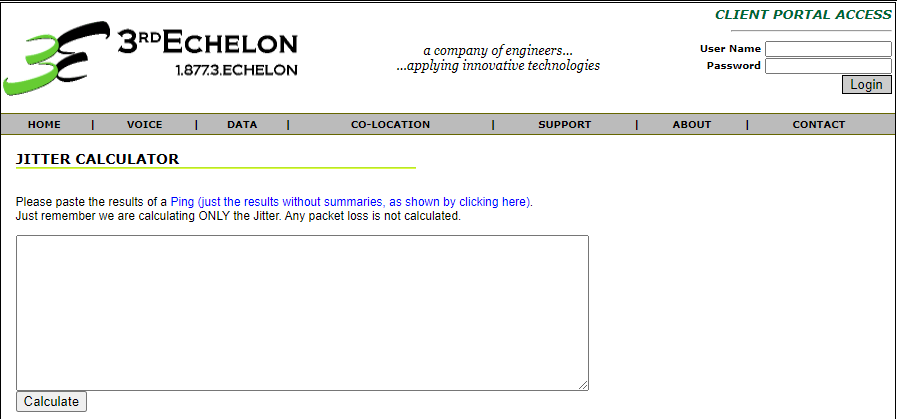 Példa Jitter kalkulátorra