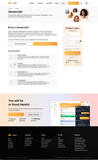 A Javascript egy objektumorientált programnyelv, amit interaktív weboldalakhoz, online programokhoz és videójátékokhoz használnak.
