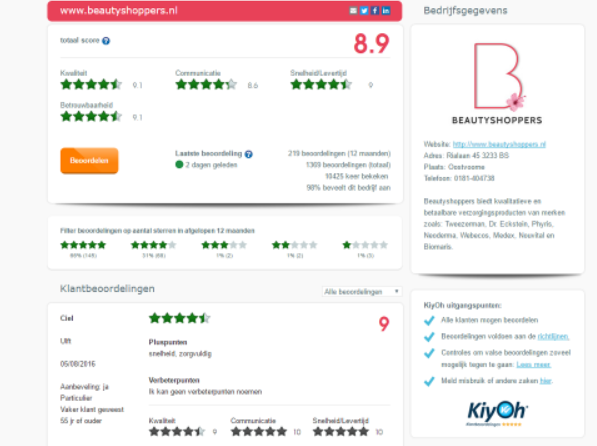 KiyOh vélemény platform