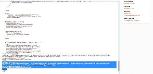 Élő chat gomb a Volusion e-shop törzsében