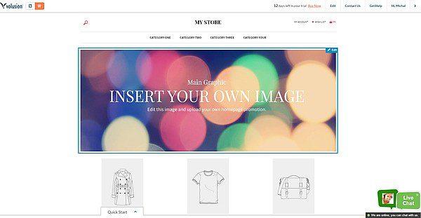 Volusion LiveAgent élőchat integráció
