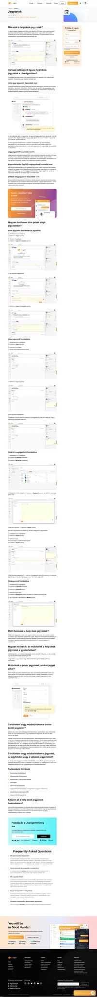 Fedezze fel a LiveAgent help desk jegyzeteit. Ossza meg előrehaladását és frissítéseit kollégáival privátban, és gyűjtsön további információkat a névjegyekről.