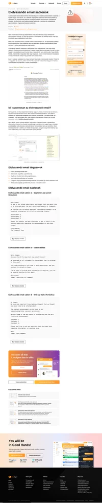 Tanulja meg, hogyan írjon elolvasandó email sablonokat kulcsfontosságú információkról, amelyeket továbbítania kell az ügyfeleinek és alkalmazottainak.