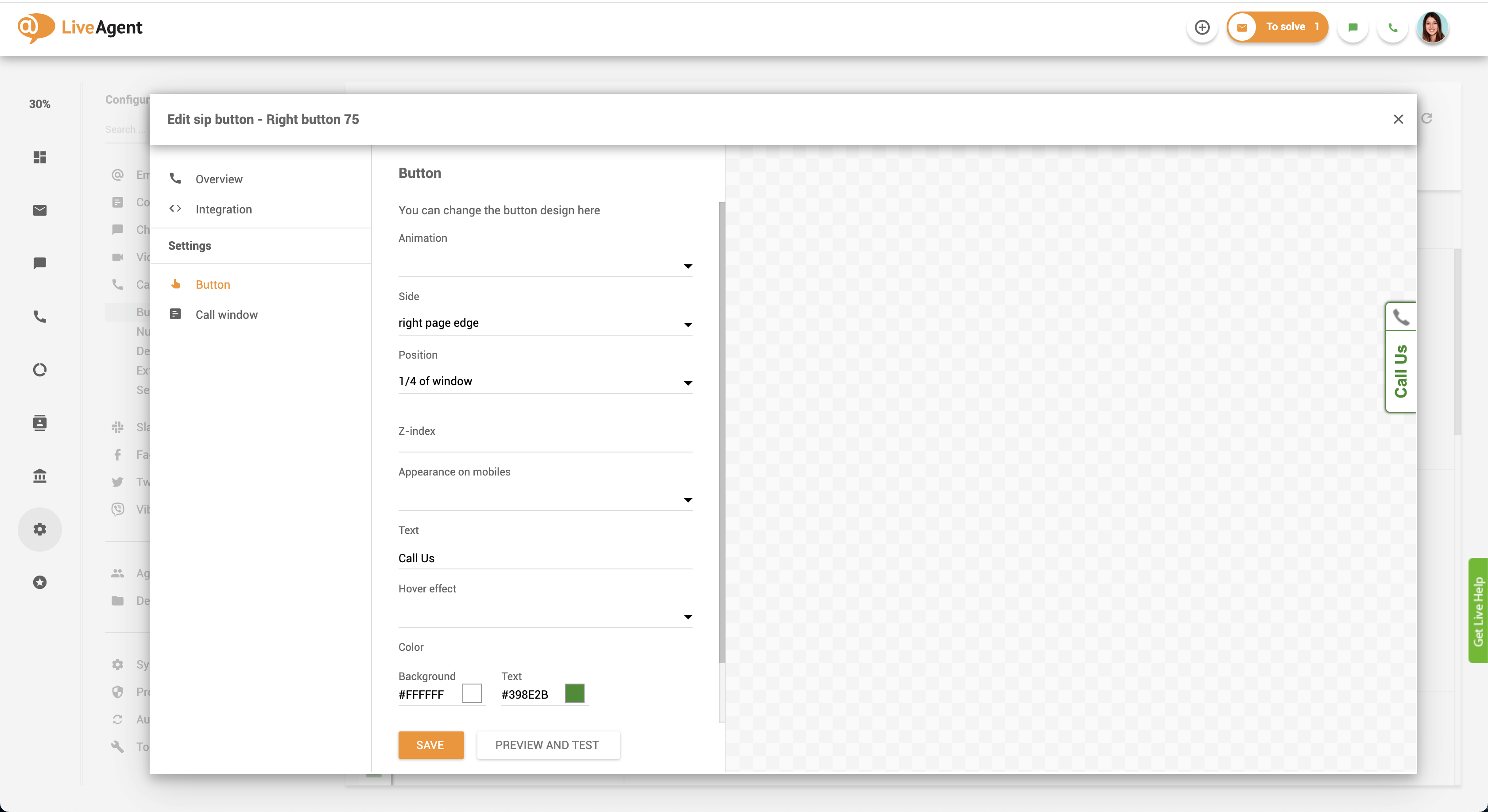 A gombok testreszabása