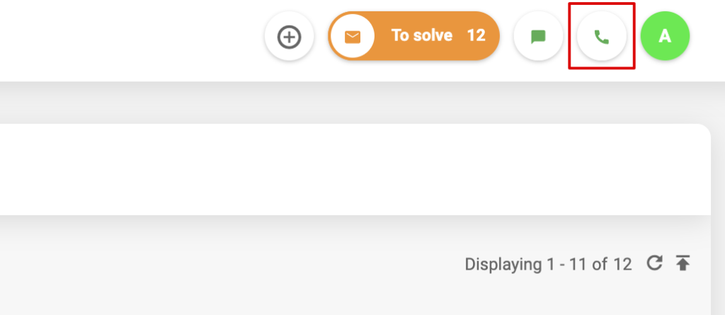 Egy kép, amely bemutatja, hogyan érhető el a Voice Status a LiveAgentben