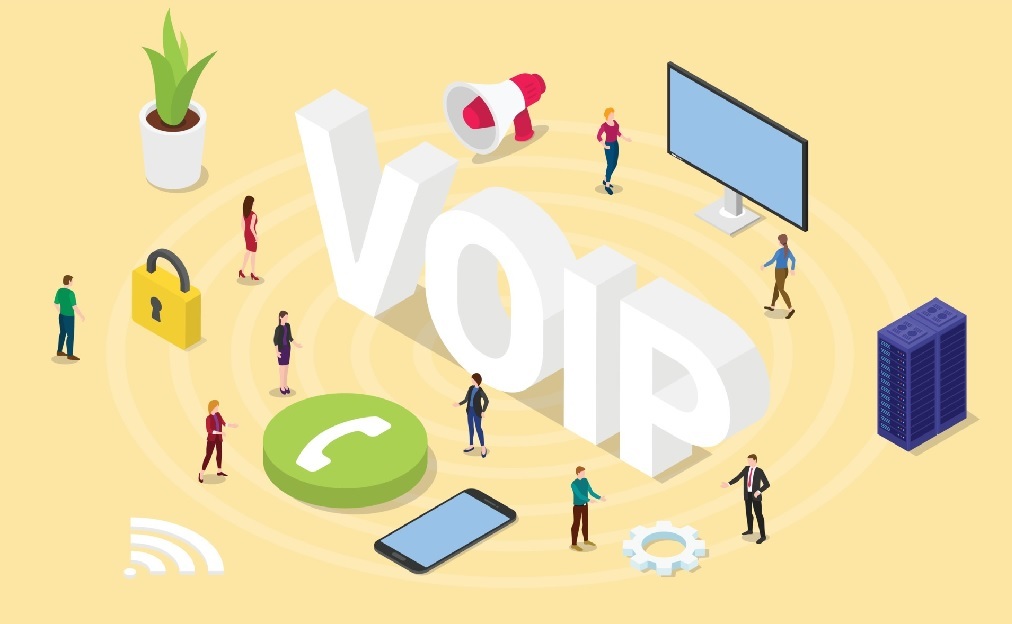 VoIP illusztráció