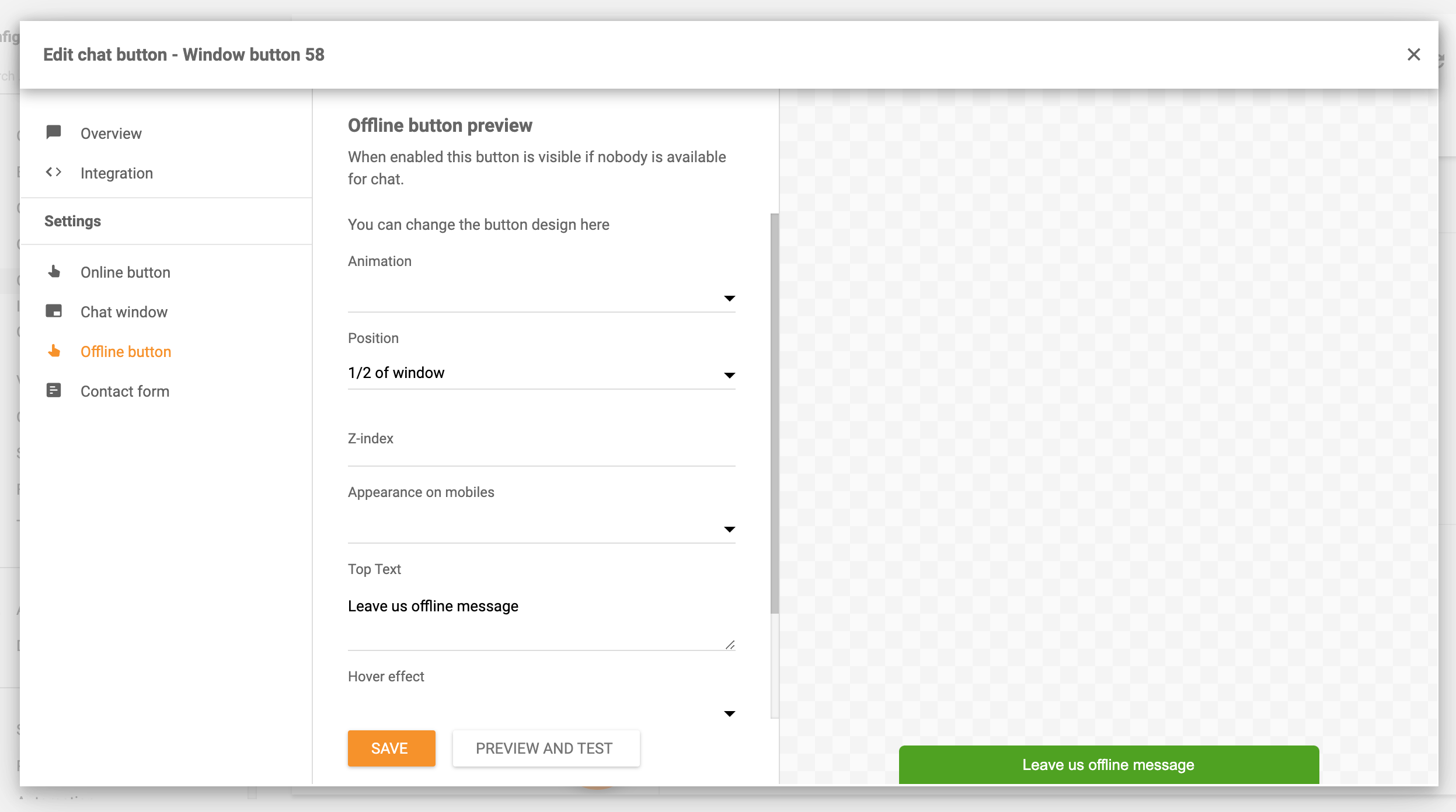 Offline-csevegés-gomb-beállítások-LiveAgent