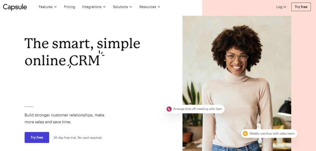 capsulecrm-kezdőlap Capsule CRM kezdőlap