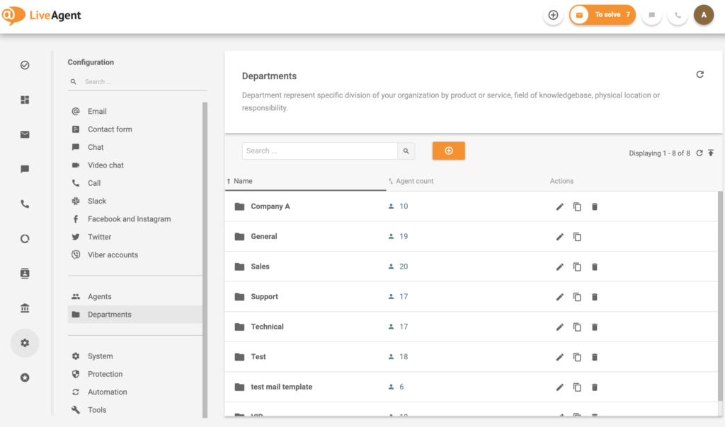 Osztályok-LiveAgent