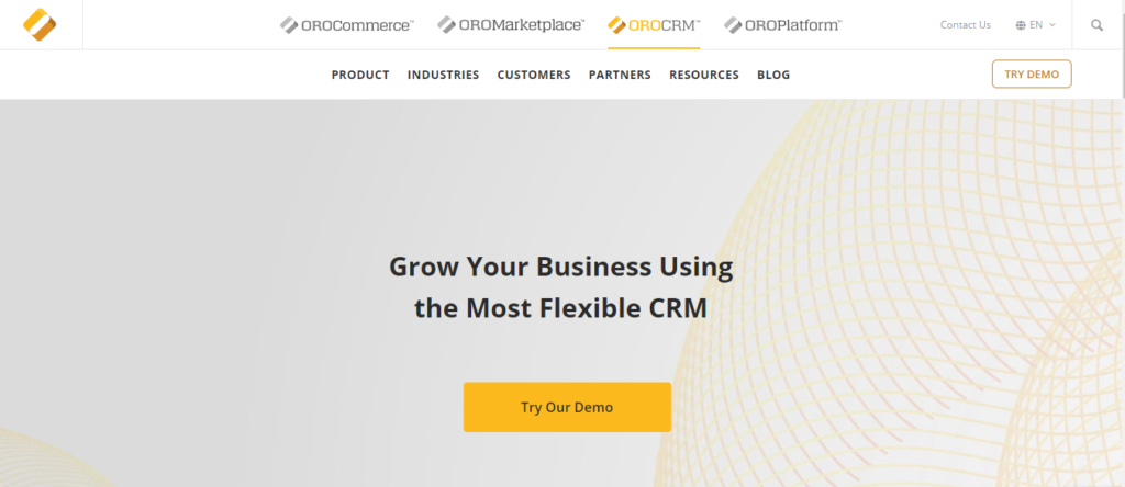orocrm_kezdőlap OroCrm CRM szoftver